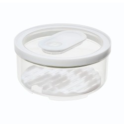 El contenedor iDFresh de iDesign es ideal para mantener frutas y verduras frescas y limpias. Fabricado en plástico transparente 