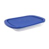 Mantén tus alimentos frescos por más tiempo con este practico contenedor rectangular. Ideal para conservar jamón, carnes frías o