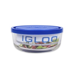 El contenedor redondo Igloo de 800 ml es perfecto para almacenar tus alimentos de manera práctica y eficiente. Su diseño herméti