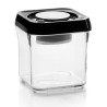 Contenedor de vacío apilable ibili, ideal para mantener frescos alimentos como pastas, verduras, postres, caldos, café y más. Fa
