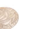 Mantel Invididual Redondo Dorado 38 Cm De Plastico
