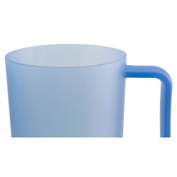Termo Con Tapa Y Popote Azul 1.2 L