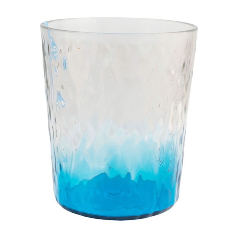 Vaso De Plastico Old Fashion Azul 450 Ml