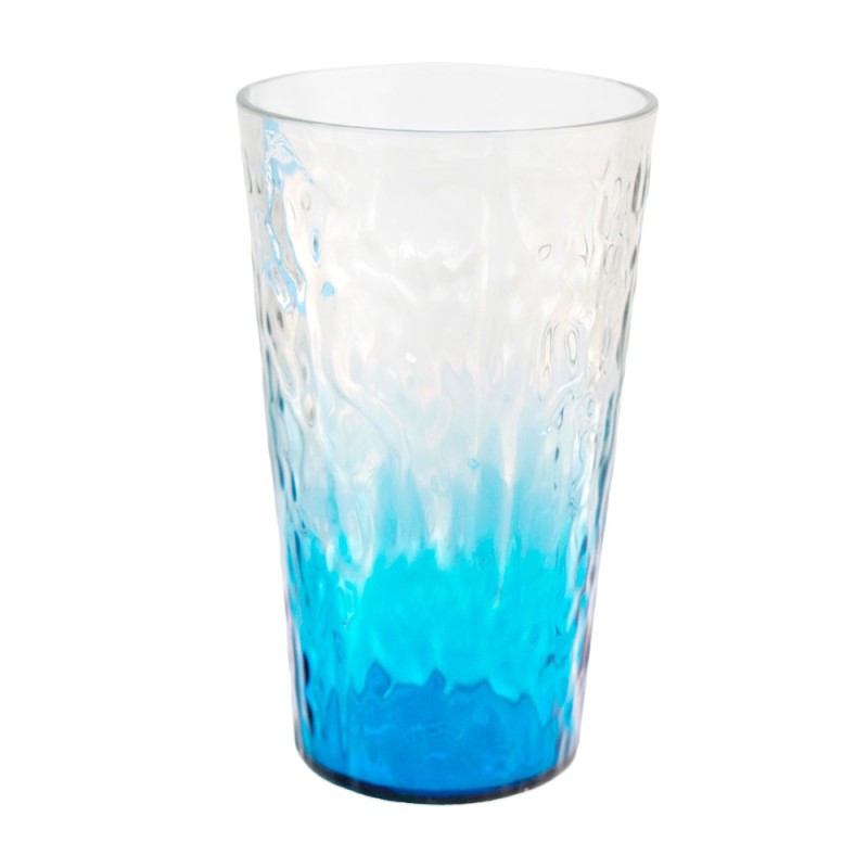 Vaso De Plastico High Ball Azul 600 Ml