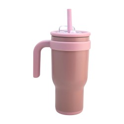 Termo Doble Pared Rosa 900 Ml