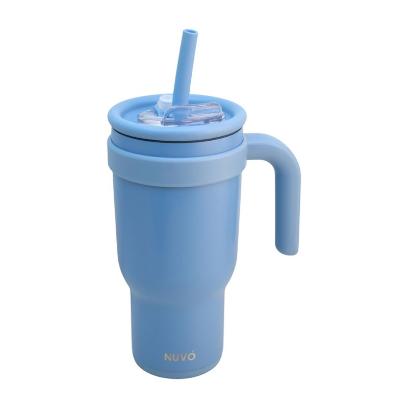 Termo Doble Pared Azul 900 Ml