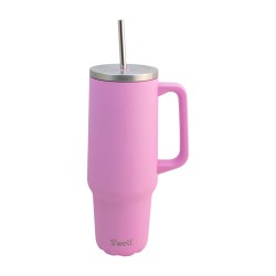 Termo Alto De Acero Triplecapa 1.2 Lt Rosa