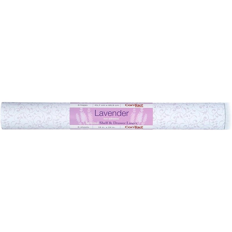 El forro de tela de lujo acolchado, no adhesivo, marca Con-tact® presenta un elegante tejido, respaldado con un agarre antidesli