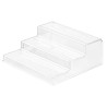 El organizador de 3 niveles linus de idesign lo ayudará a localizar los artículos de cocina más utilizados, como condimentos, es