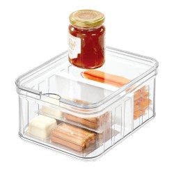 El organizador crisp de InterDesign es una adición versátil a su hogar. Este contenedor de calidad está hecho de plástico transp