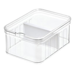 El organizador crisp de InterDesign es una adición versátil a su hogar. Este contenedor de calidad está hecho de plástico transp
