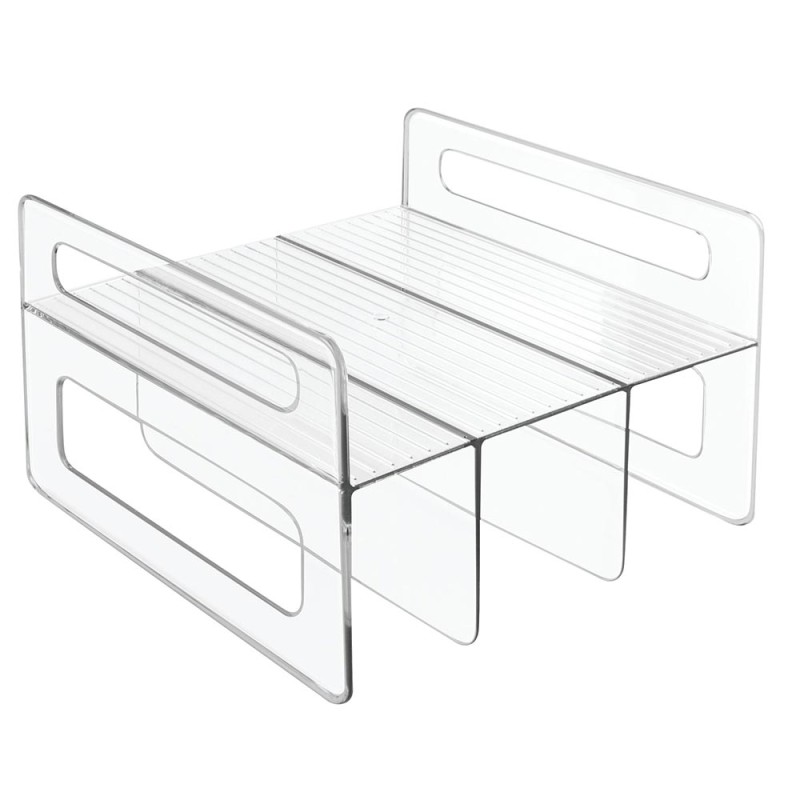Actualice el almacenamiento de su cocina con el organizador binz de iDesign. Este innovador organizador está diseñado con 3 comp