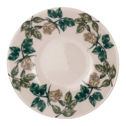Vajilla de cerámica 12 piezas, marca Anfora, modelo Otoño, 4 platos trinche, 4 platos soperos, 4 tazas. Decorada diseño único pa