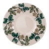 Vajilla de cerámica 12 piezas, marca Anfora, modelo Otoño, 4 platos trinche, 4 platos soperos, 4 tazas. Decorada diseño único pa