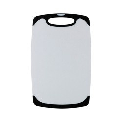 Tabla para picar, hecha de polipropileno, orillas de silicón antideslizante, ideal para cortar verduras, frutas o carnes. Color 