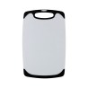 Tabla para picar, hecha de polipropileno, orillas de silicón antideslizante, ideal para cortar verduras, frutas o carnes. Color 