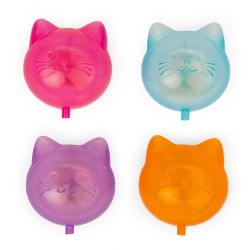 Añade un encanto divertido a tus bebidas con cubitos de hielo reutilizables con forma de gato. ¡24 cubitos mantienen las bebidas