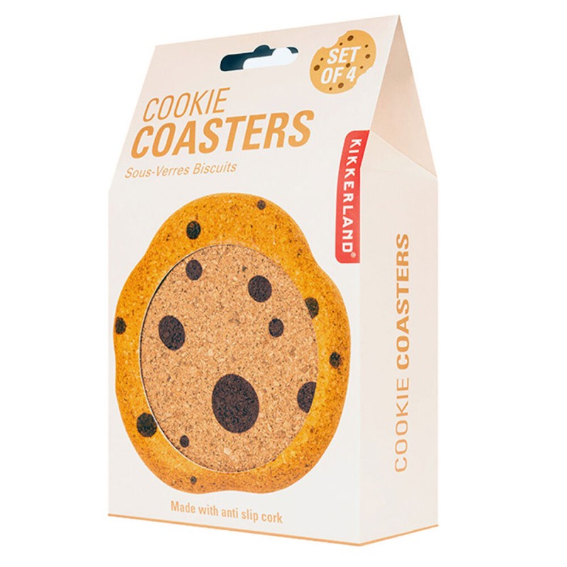 ¡Los posavasos de galletas hacen que cualquier superficie sea más dulce! Hechos de corcho antideslizante para que tus bebidas no