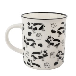 Disfruta de la calidez de tu bebida favorita con esta taza inspirada en vacas. Con un diseño tierno y funcional, es la opción pe