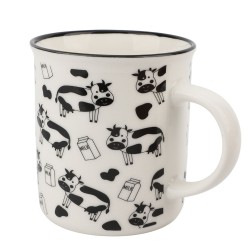 Disfruta de la calidez de tu bebida favorita con esta taza inspirada en vacas. Con un diseño tierno y funcional, es la opción pe