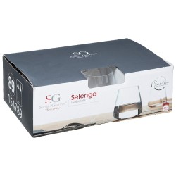 Vaso De Cristal Selenga Transparente