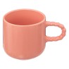 Juego De 4 Tazas Ceramica Con Base De Bambu Emma