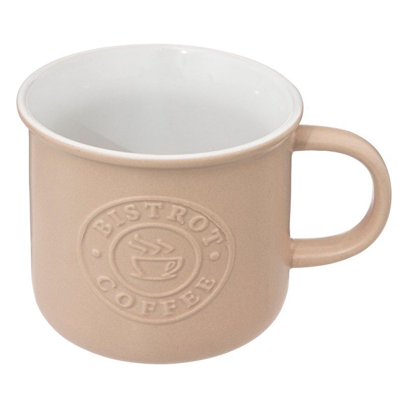 Disfruta de tus bebidas favoritas con la taza de cerámica Leo de la marca Secret de Gourmet. Fabricada en cerámica de alta calid