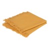 Añade un toque vibrante con el set de 2 servilletas de algodón Maha mostaza de Atmosphera. Hechas de algodón, miden 40 cm de lar