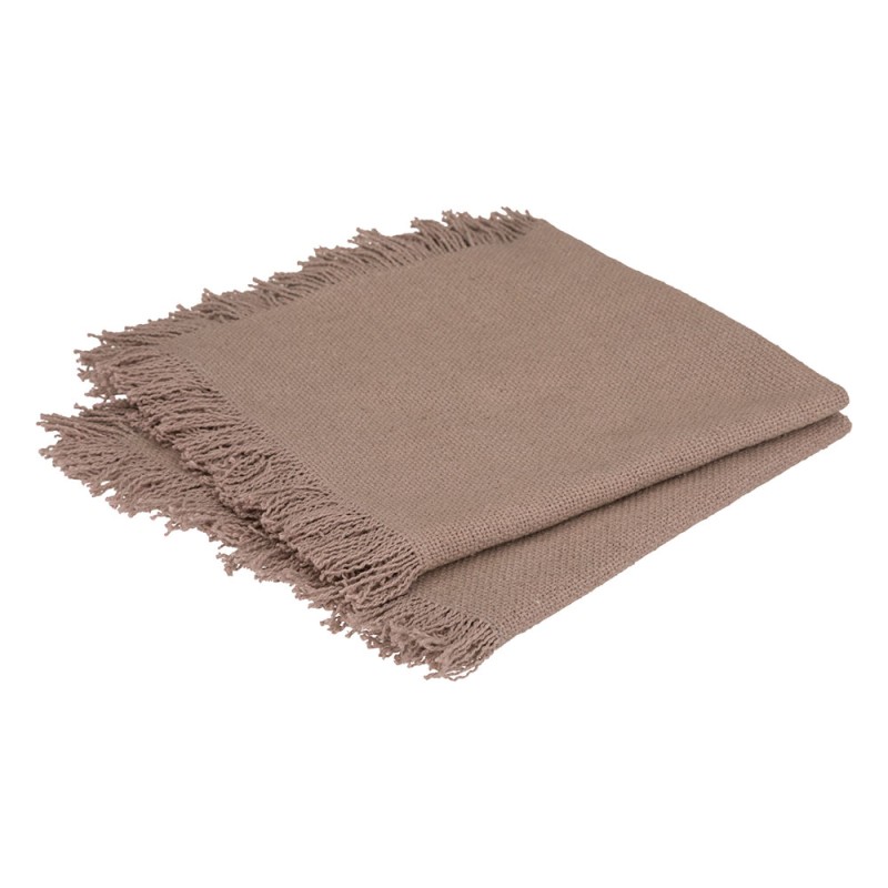 Complementa tu mesa con el set de 2 servilletas de algodón Maha gris de Atmosphera. Confeccionadas en algodón, cada servilleta m