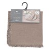 Complementa tu mesa con el set de 2 servilletas de algodón Maha gris de Atmosphera. Confeccionadas en algodón, cada servilleta m