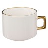Disfruta de tus bebidas favoritas con el juego de 4 tazas con base Etoiles de la marca Secret de Gourmet. Hechas de cerámica y m