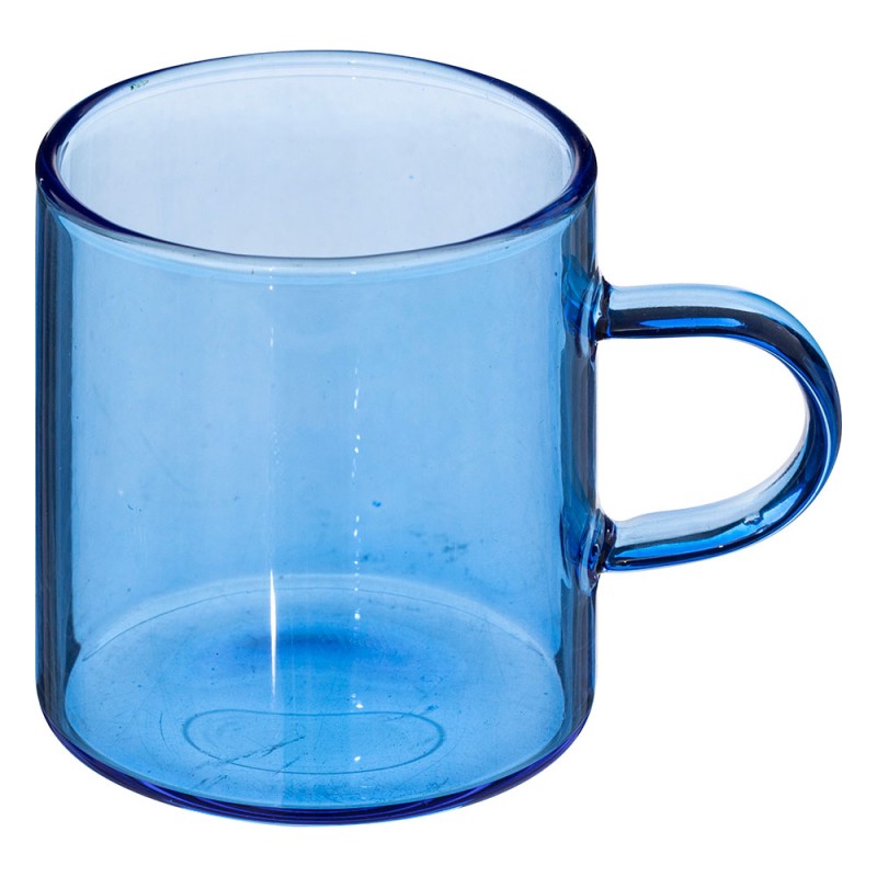 Añade un toque de color a tus bebidas con el juego de 6 tazas de vidrio Mia de la marca Secret de Gourmet. Fabricadas en vidrio,