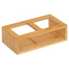 Completa tu mesa con este juego de aceitera y vinagrera con base de bambú de la marca 5FIVE. Fabricado en vidrio y bambú, ofrece