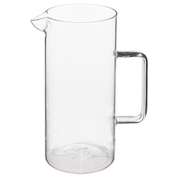 Añade un toque de elegancia a tu mesa con la elegante Jarra de Vidrio Secret Gourmet 1.5L de la marca Secret de Gourmet. Con cap