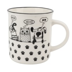 Haz que cada sorbo cuente con nuestra taza de gato. Con un diseño tierno y original, esta taza es perfecta para los amantes de l