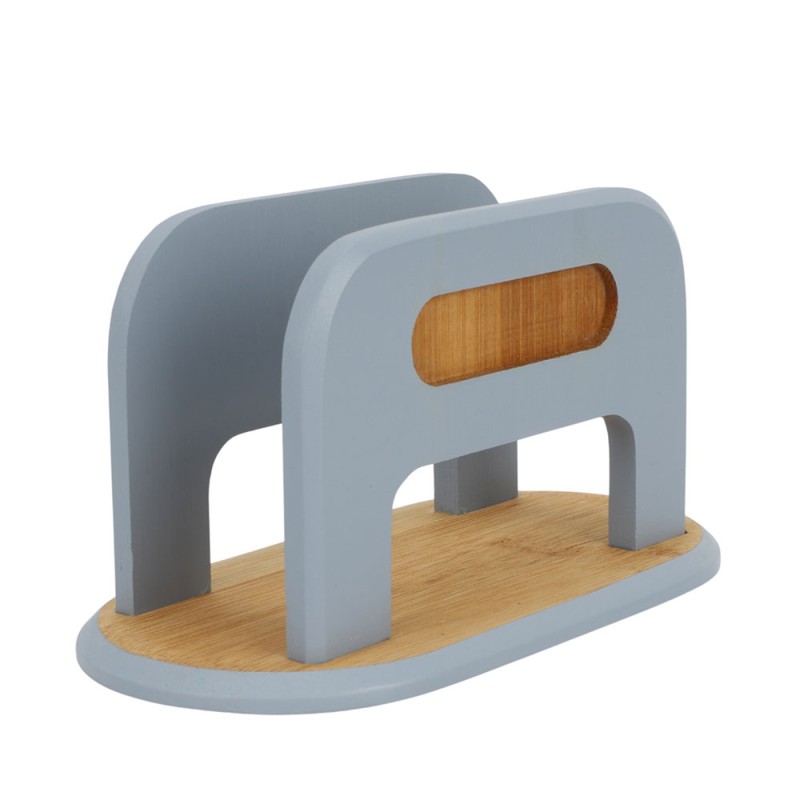 Dale un toque de orden y elegancia a tu mesa con este servilletero de diseño limpio en color blanco. Ideal tanto para uso domést