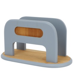 Dale un toque de orden y elegancia a tu mesa con este servilletero de diseño limpio en color blanco. Ideal tanto para uso domést
