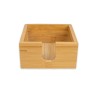 Servilletero De Bambu 14X14X7 Cm