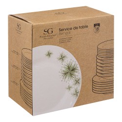 Vajilla De Porcelana Bengala 18 Piezas