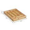 Organizador De Cubiertos De Bambu