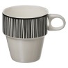 Añade un toque de elegancia a tus reuniones con el Juego de 4 Tazas con Base Bohemia de la marca Secret de Gourmet. En negro y b
