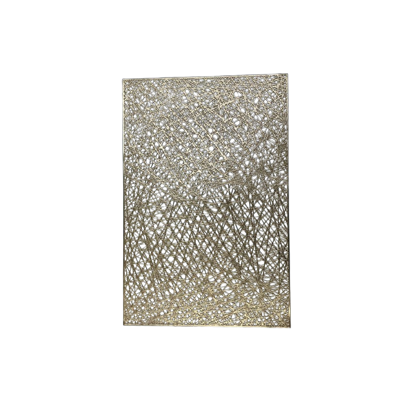 Mantel Individual Rectangular Dorado 30X45 Cm