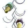 Cava Cascada Para 6 Botellas Metal Cromado