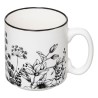 Set De 4 Tazas Negro Y Blanco
