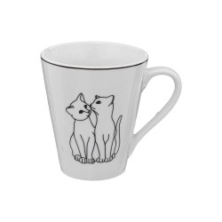 Taza Cats Blanca