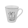 Taza Cats Blanca