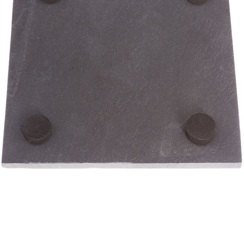 Juego De 6 Portavasos Cuadrados Gris