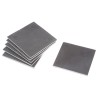 Juego De 6 Portavasos Cuadrados Gris