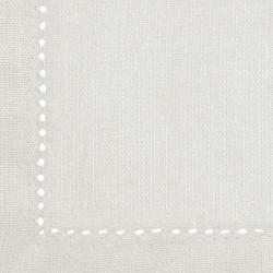 Set De 4 Servilletas Chambray Blanco