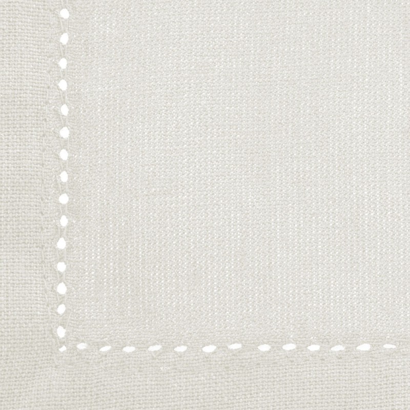 Set De 4 Servilletas Chambray Blanco
